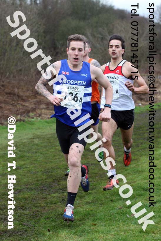 Senior mens Durham Cathedral Cross Country Relays, Maiden Castle, Durham. Photo: David T. Hewitson/Sports for All Pics